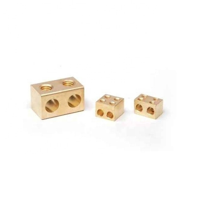 OEM Custom Design Brass Switch Terminal  with Screw and Aluminum  Connectors Stamping Female Spade