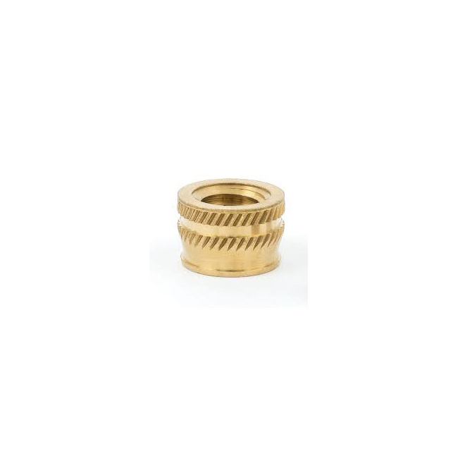 Factory Price Customized Size Brass Helical Double Knurled Threaded Inserts Nut At Cheap Price