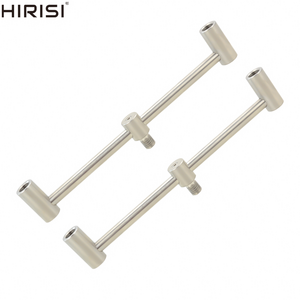 Carp Fishing Buzz Bars Stainless Steel for 2 Rods Fishing Rod Support Holder Fishing Accessories