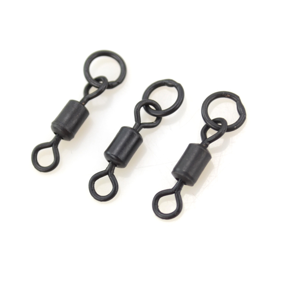 Carp Fishing Swivel for Chod Rig Link with solid ring terminal fishing tackle fishing snap swivels