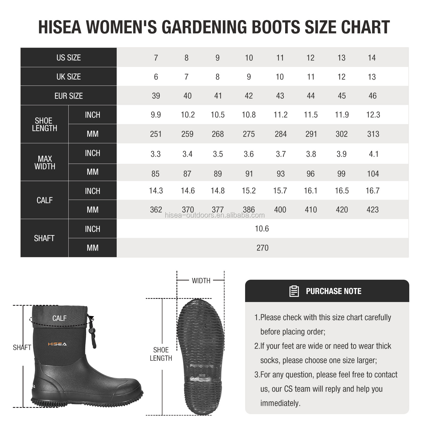 Ankle-Height Rain Boots Rubber Garden Shoes Waterproof Muck Riding Boots Neoprene Outdoor Work Boots for Men