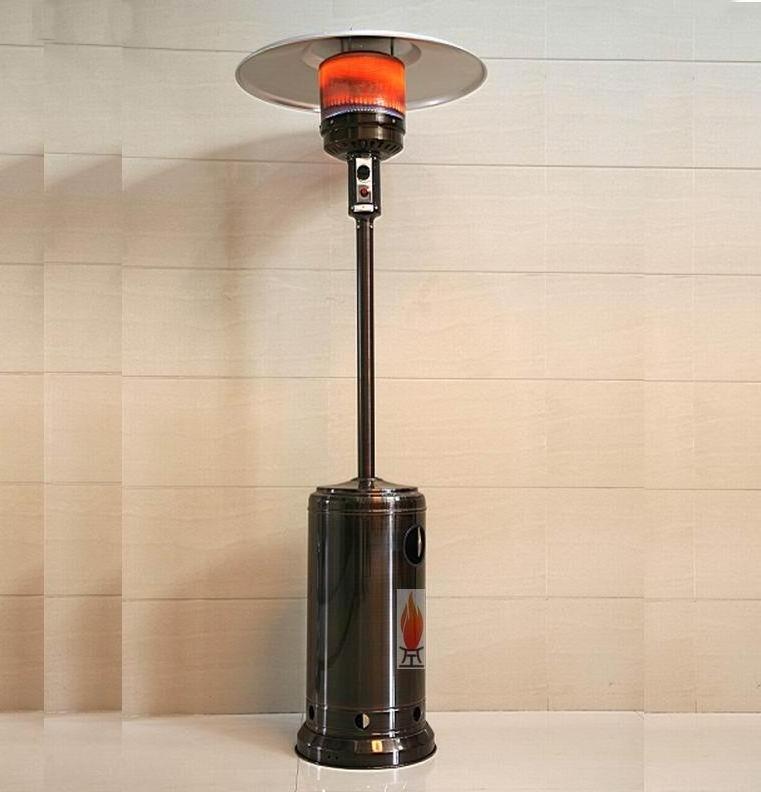 Outdoor Propane Heater Patio Part Stainless Steel Heat Lamp Post 48000 BTU Large