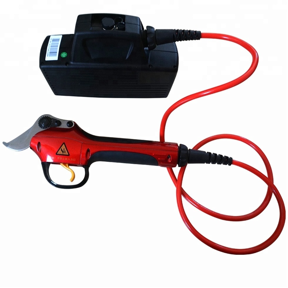 Factory outlets garden cutting tools electric vineyard scissors battery operated adjustable opening size garden scissor