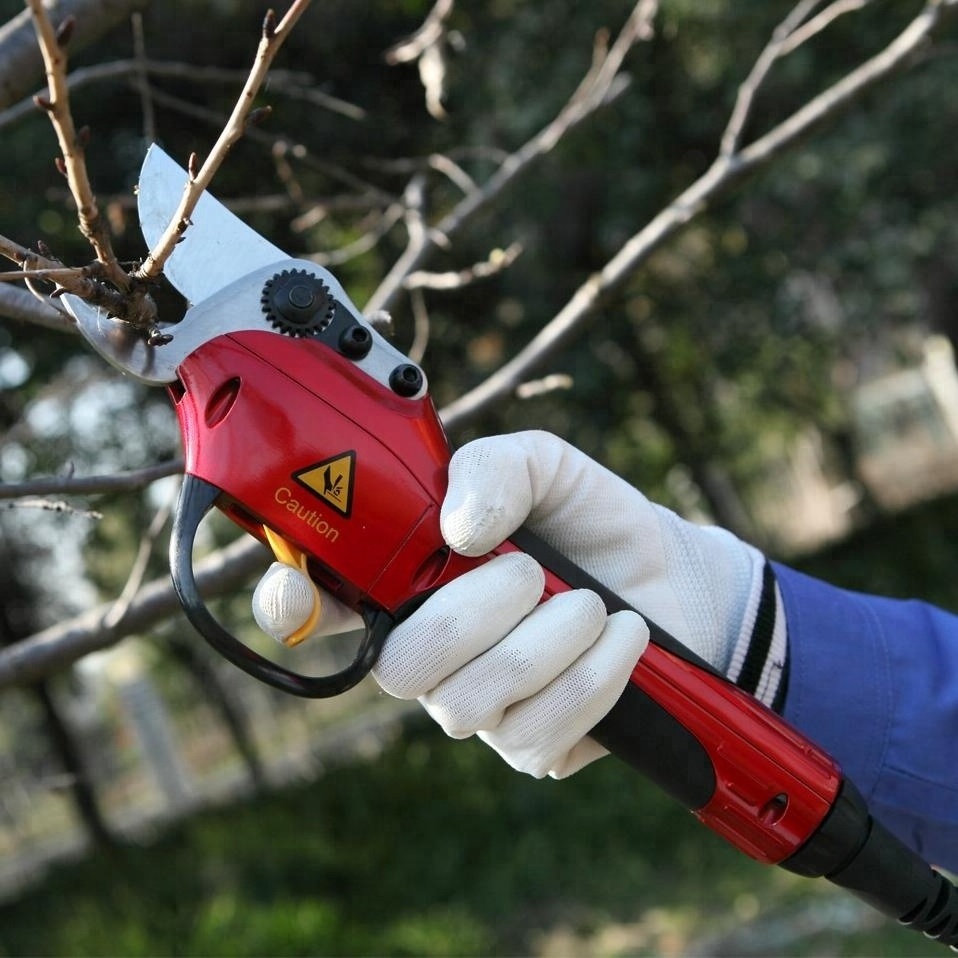 Factory outlets garden cutting tools electric vineyard scissors battery operated adjustable opening size garden scissor