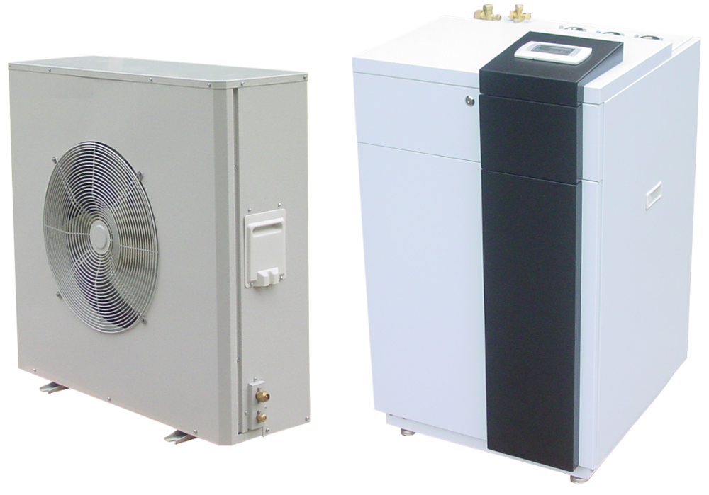 Monoblock R410a Hi Cop Inverter Heat Pump R410a Water Heater Hot Water Cooling Heating Pump Electric Storage