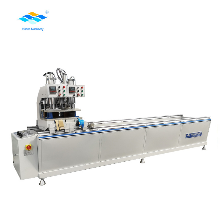 Upvc window manufacture 2 corners welder double head pvc window welding machine