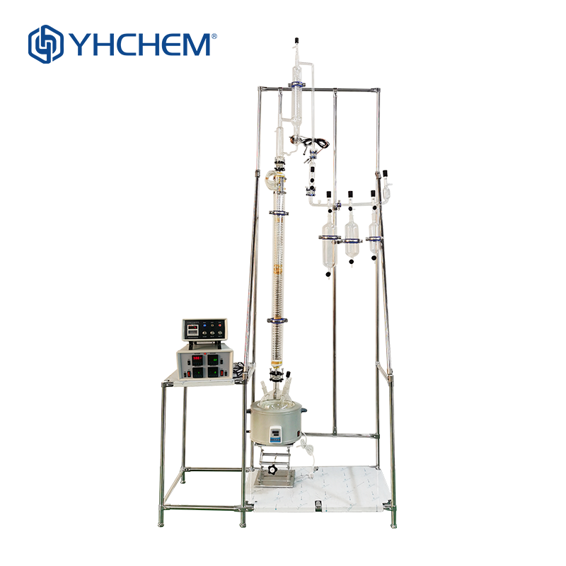 Distillation column price alcohol distillation equipment  high borosilicate 3.3 glass distillation column