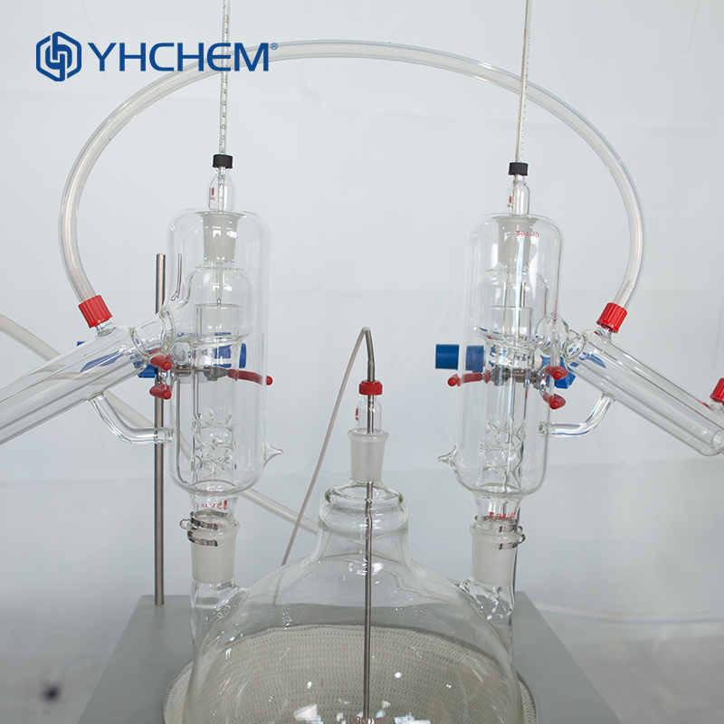 High vacuum alcohol/ethanol distiller lab glass distillation kit