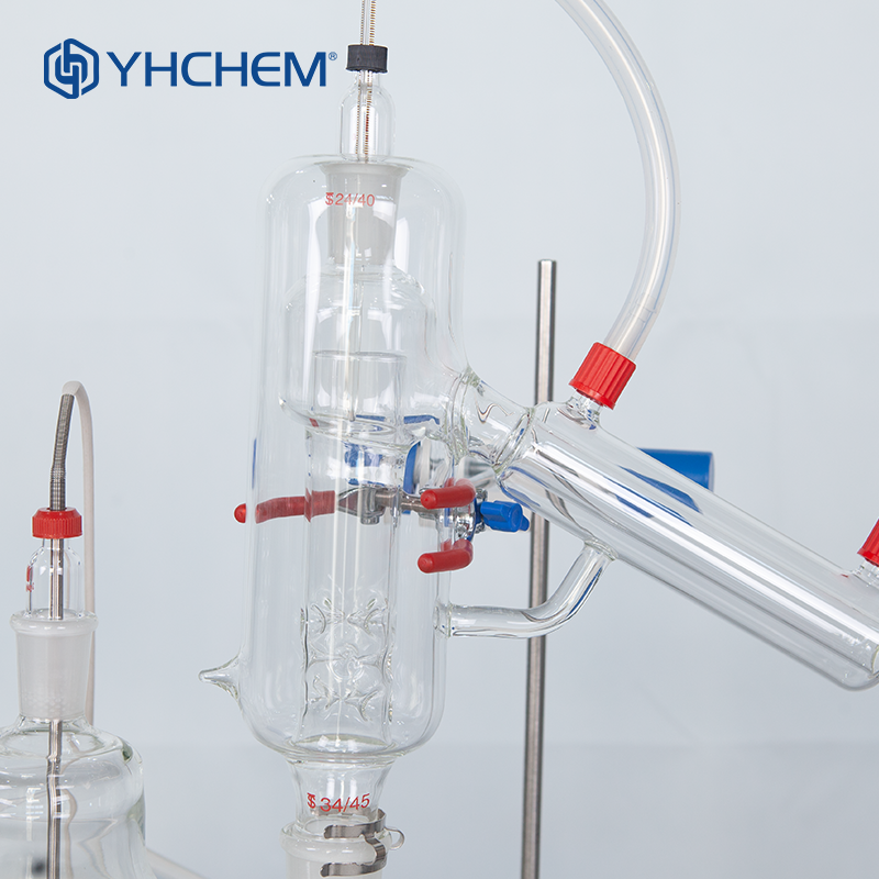 High vacuum alcohol/ethanol distiller lab glass distillation kit