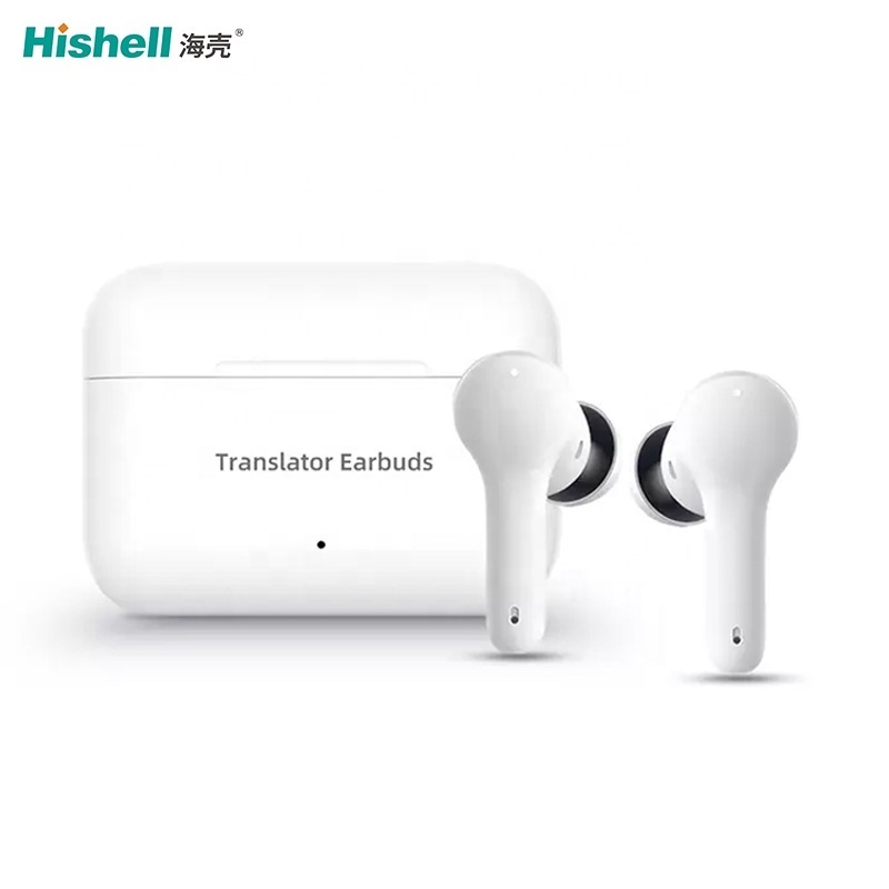 Phone APP Dual Earbud 127 Languages Long Working Time Translation Earphone