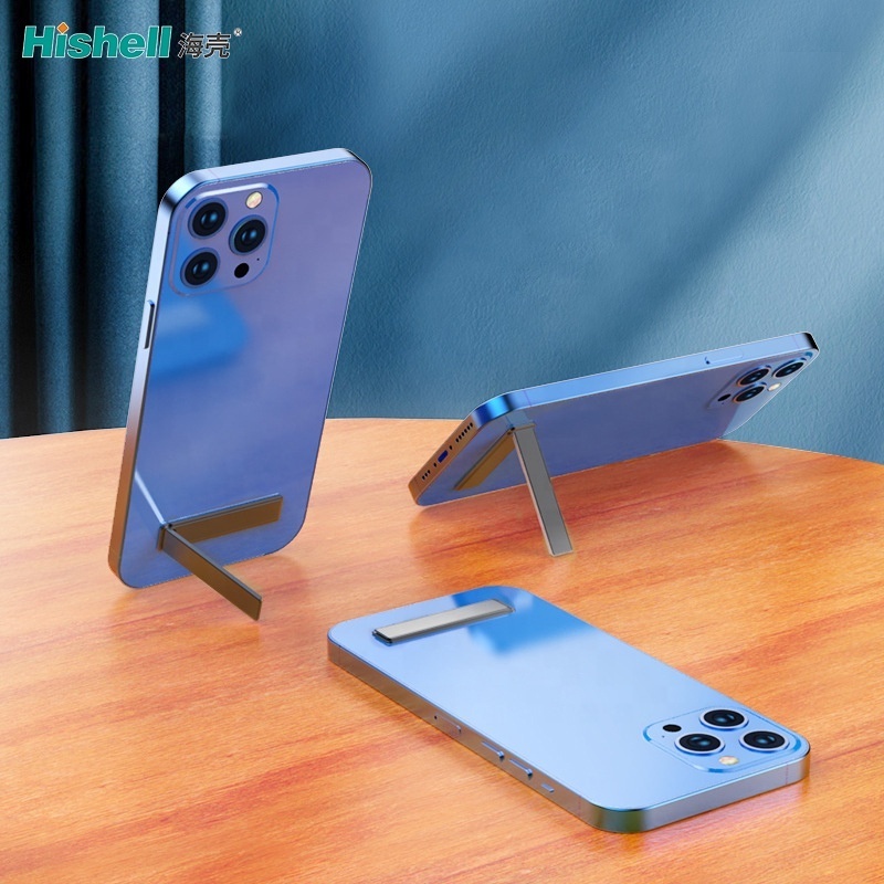 3M Sticker Aluminum Alloy Foldable Cell Phone Stand Used On Phone Case