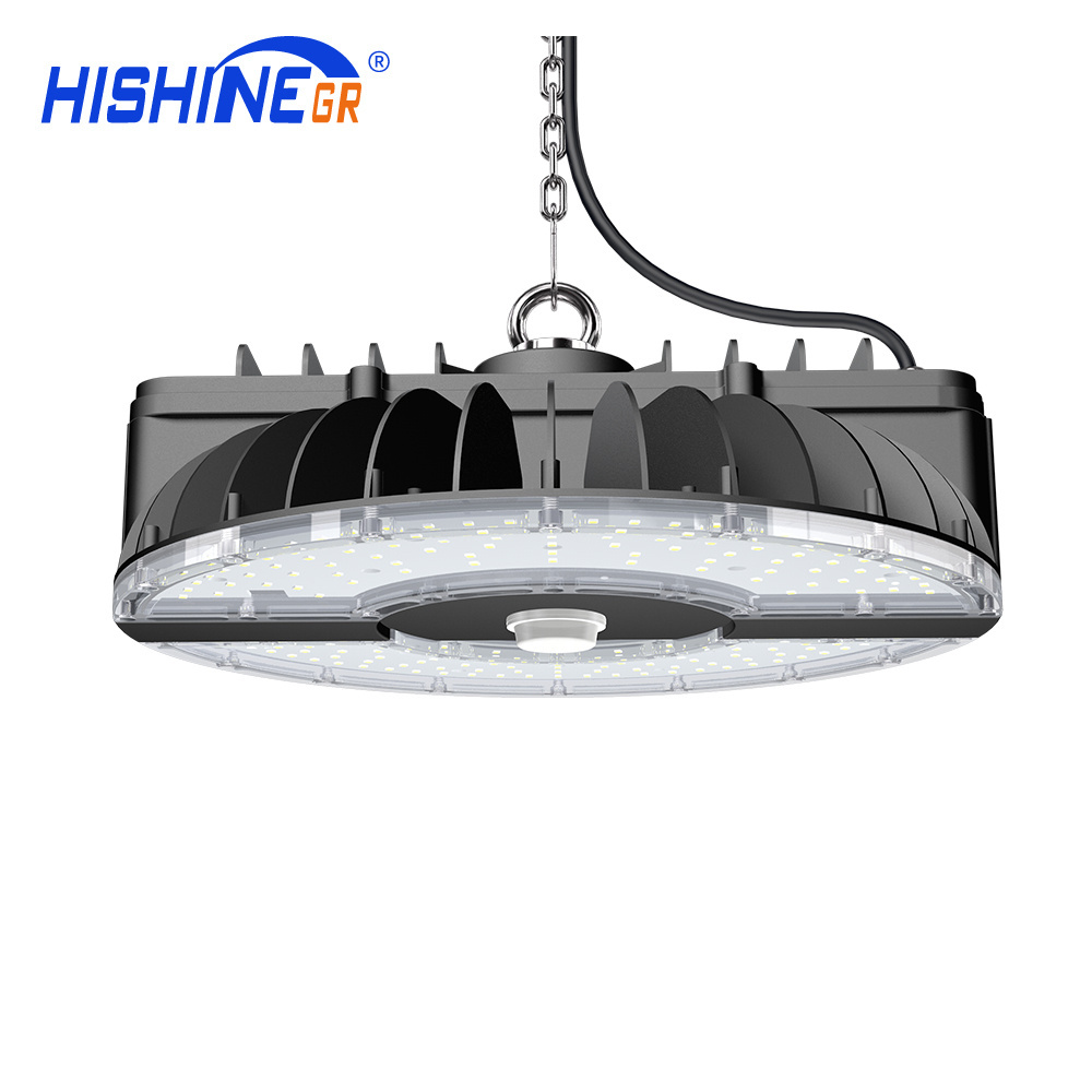 100W 150W 200W 250W LED High Bay Light Factory Light LED UFO Lamp for Warehouse Ceiling Workshop Garage Industrial Lighting