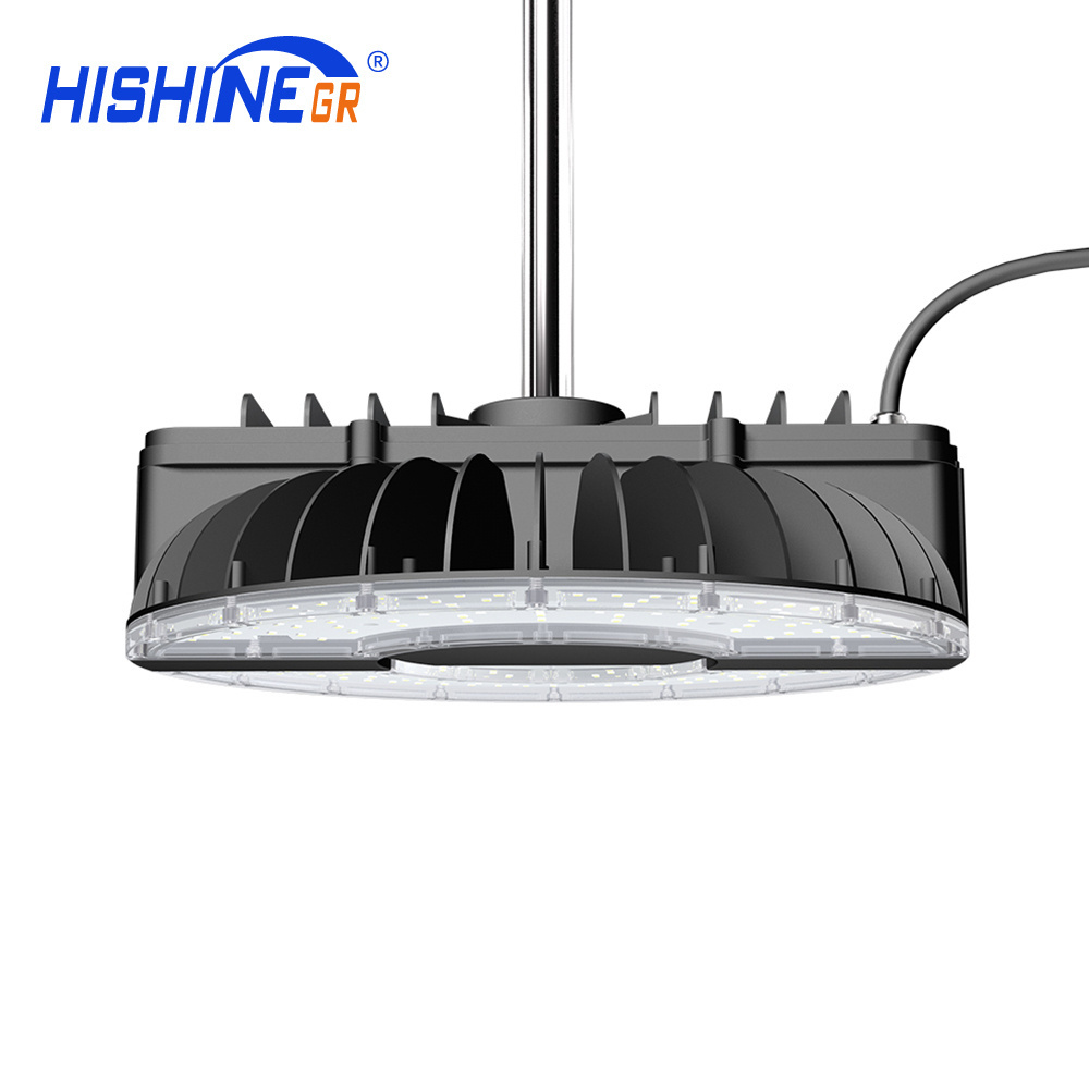 100W 150W 200W 250W LED High Bay Light Factory Light LED UFO Lamp for Warehouse Ceiling Workshop Garage Industrial Lighting