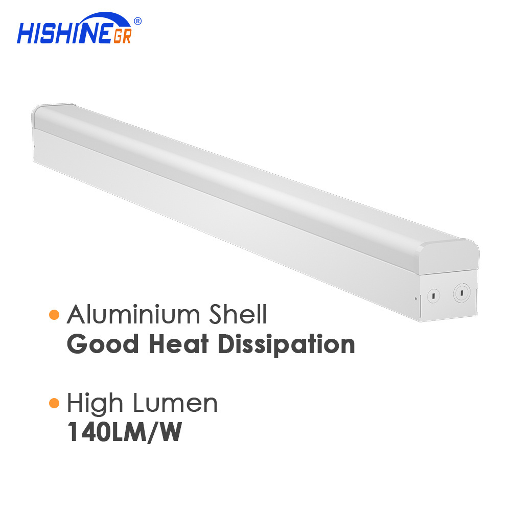 Hishine 4F80W-PCA-X1 Modern Office LED Pendant Linear Lamp Flush Mount Ceiling Hanging Lighting Library LED Batten Strip Light