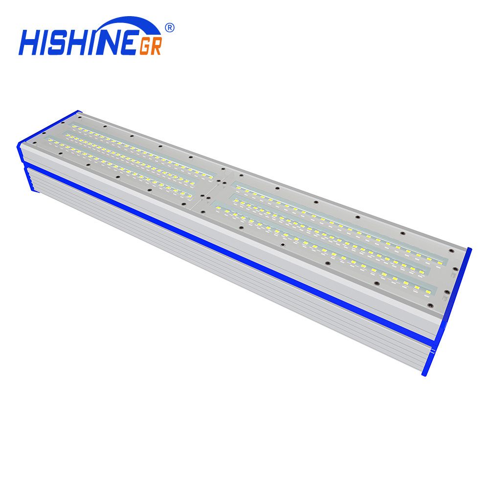 Industrial Linear High Bay LED Light 100W Smart Sensor Control Workshop High Bay Light Professional