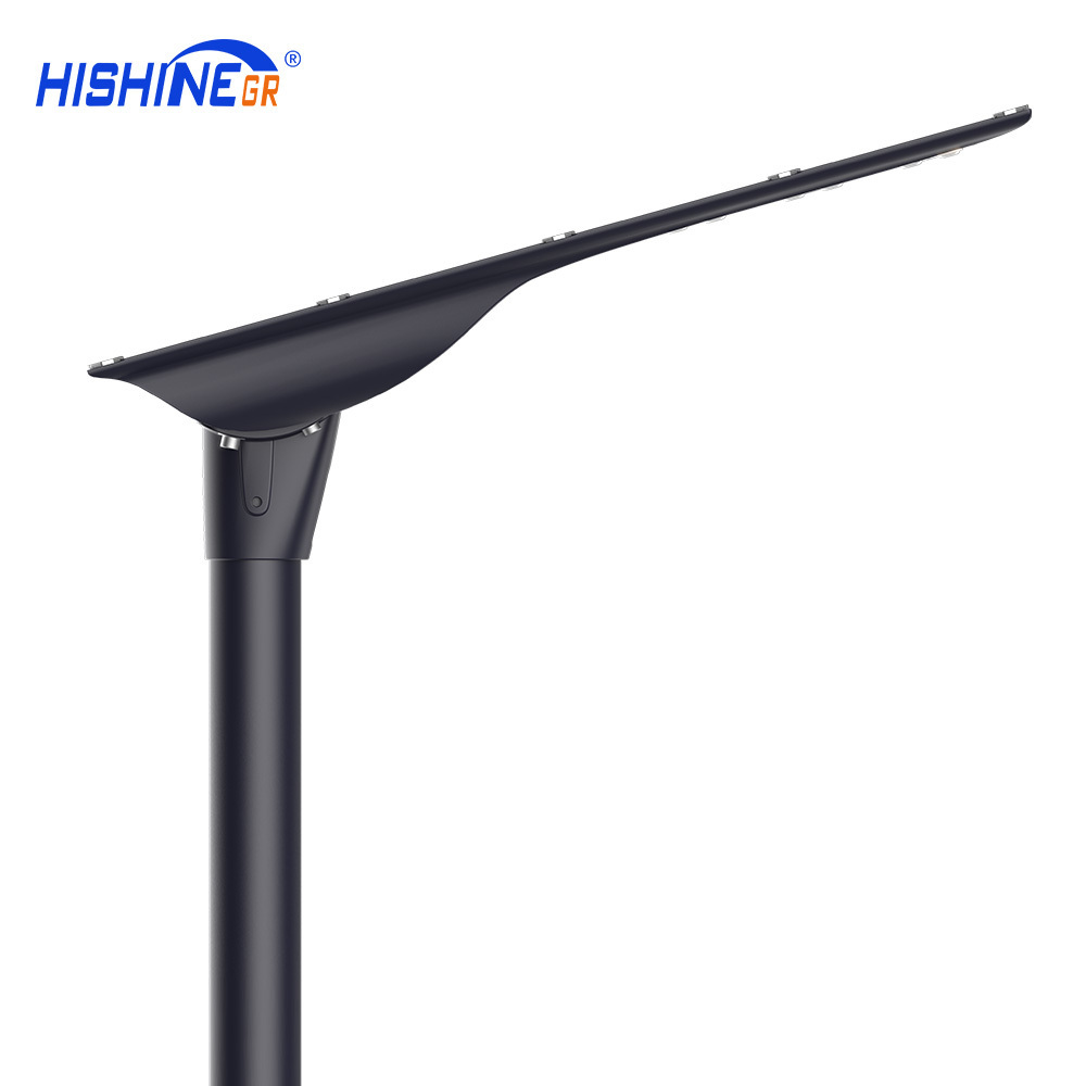 Hishine 180LPW 60w 80w 100w 120w 150w Outdoor Area Solar Panel Road Street light Ip66 All in One Led Solar Street Light