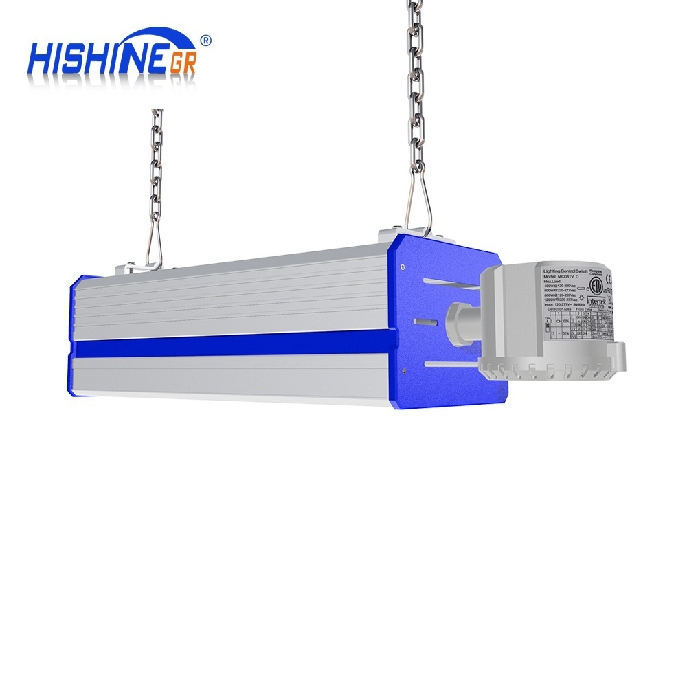 Hishine competitive price 50W Hanging Industrial led linear high bay light fixture