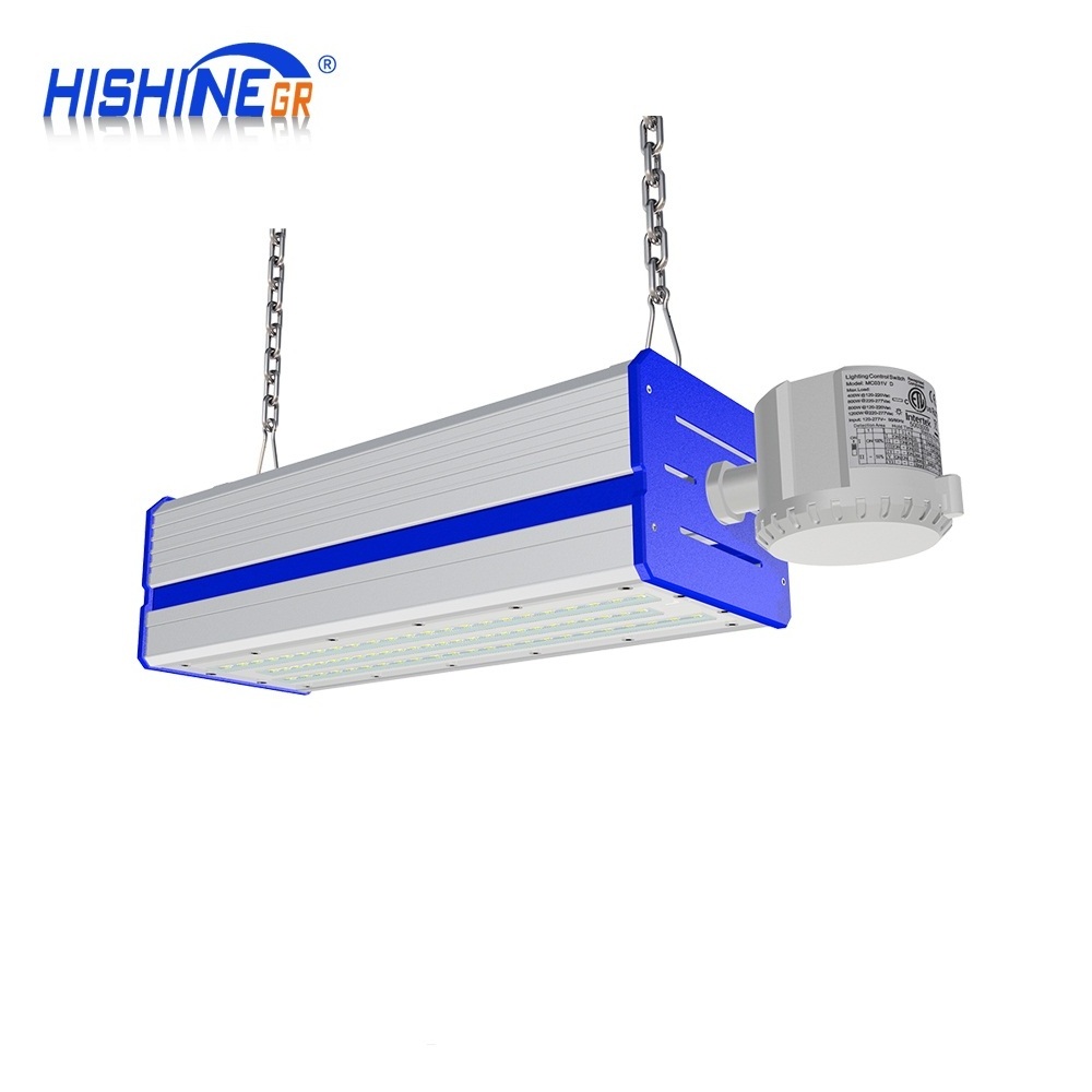 Hishine competitive price 50W Hanging Industrial led linear high bay light fixture