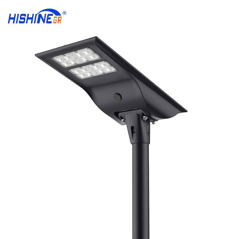 Hishine 180LPW 60w 80w 100w 120w 150w Outdoor Area Solar Panel Road Street light Ip66 All in One Led Solar Street Light