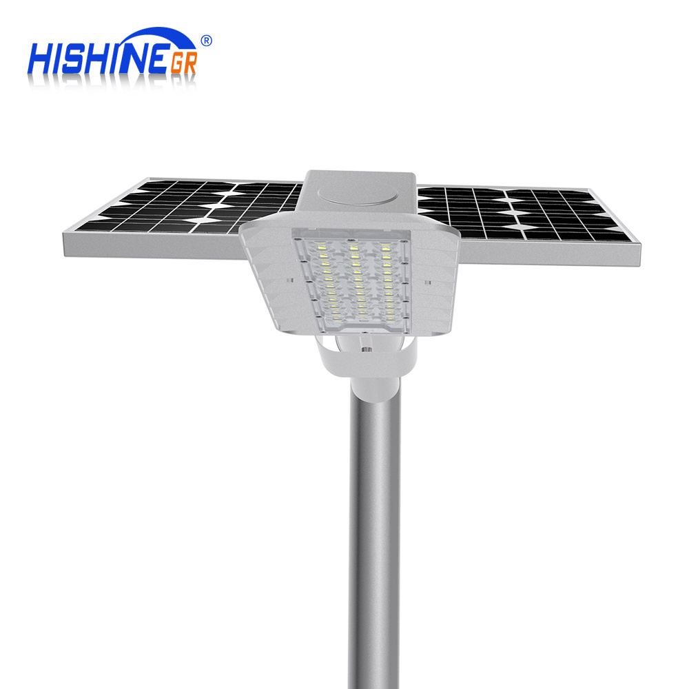 High Lumen IP67 Solar Street Light Smart City Farola Solar Intelligent Sensor Wifi Camera Solar Led Street Lighting Fixtures 80