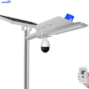 Outdoor Solar Street Light Die Casting Mold CCTV 4G Camera Street Light Solar Powered with Sensor High Strength Against Wind