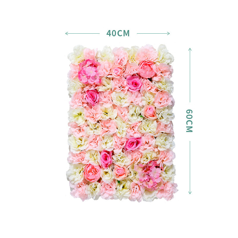 Factory Direct Sales Silk Rose Hydrangea Wedding Table Centerpieces Artificial Flower Wall For Wedding Decoration