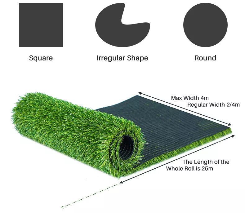 Easy installation  20mm professional multi  artificial grass for basketball courts