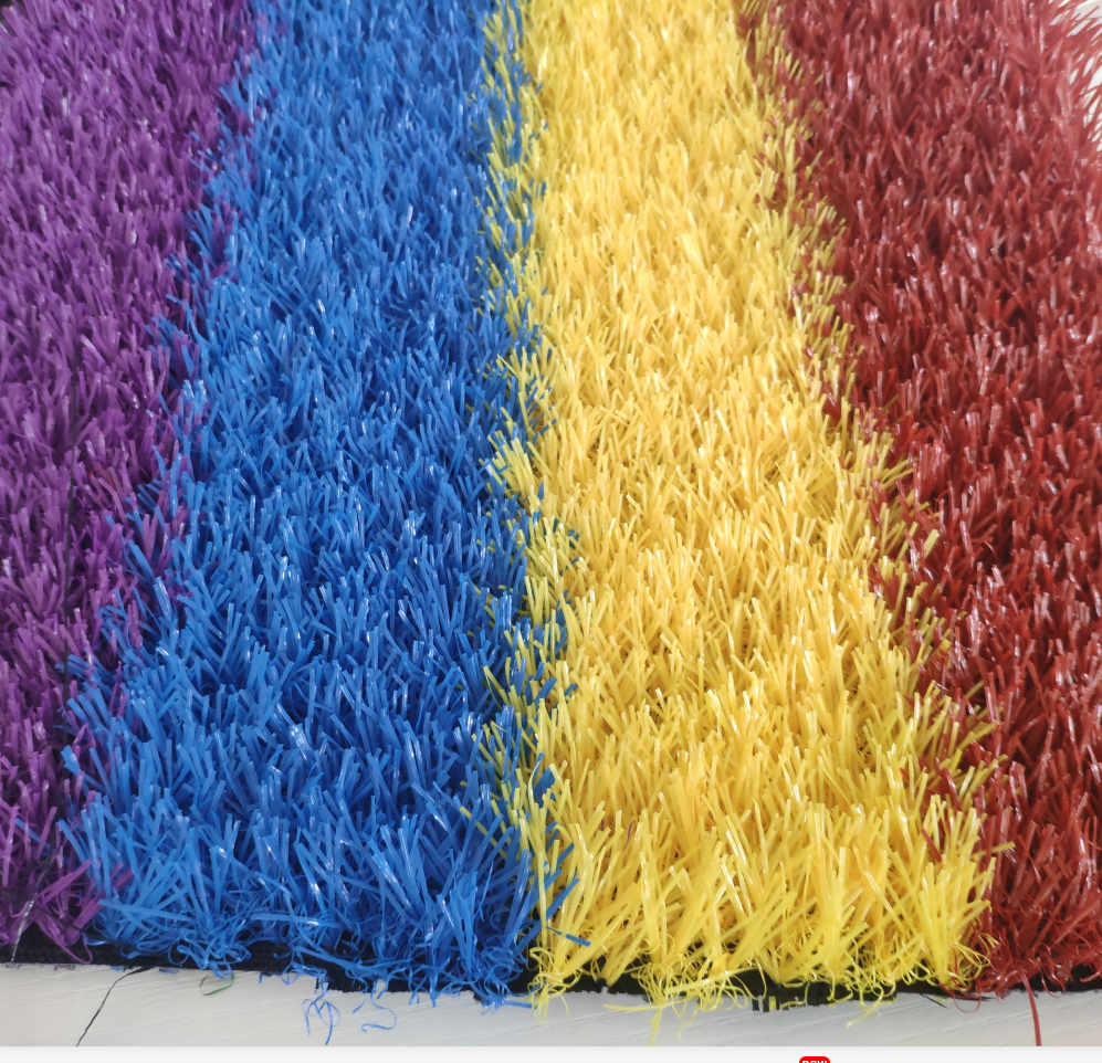 30mm 25mm Pink Yellow Red Blue Green Purple Color turf artificial grass synthetic lawn carpet grass