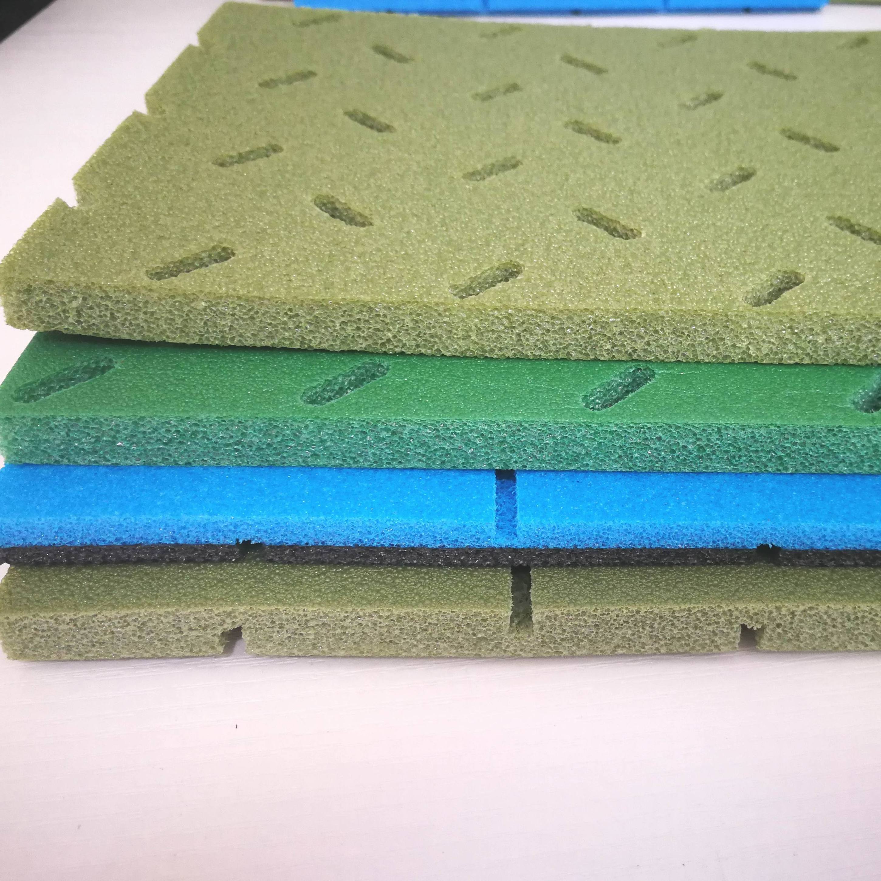 10mm 20mm 12mm thick soccer field shock pad underlay for artificial grass