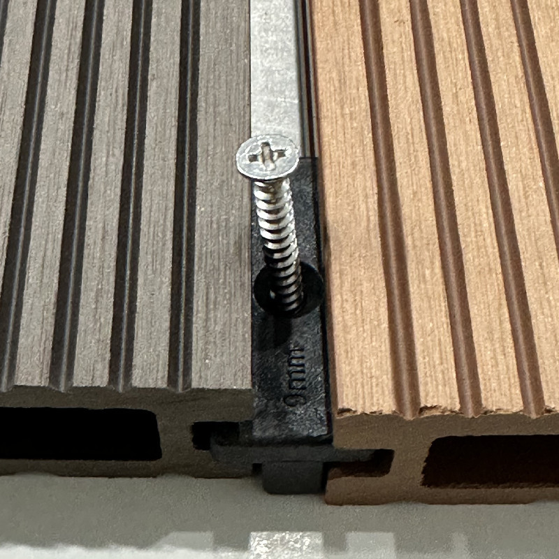 Accessories Of WPC Decking Clips And Screws Using For Wood Plastic Composite Decking