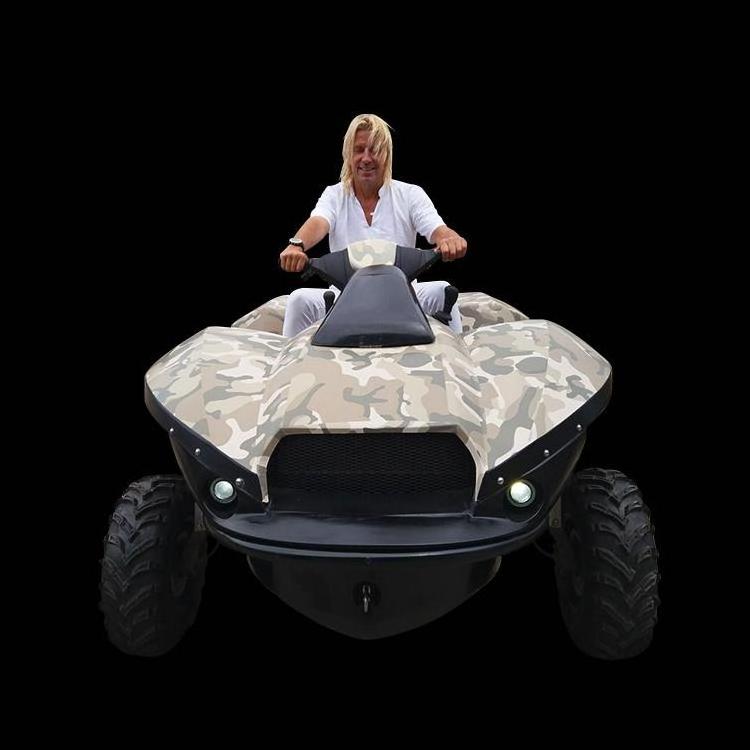 New Hison 1400cc Deep Sea Quad Bike Atv Quad 4 Wheel Quad Bike Amphibious Vehicles For Water Sport