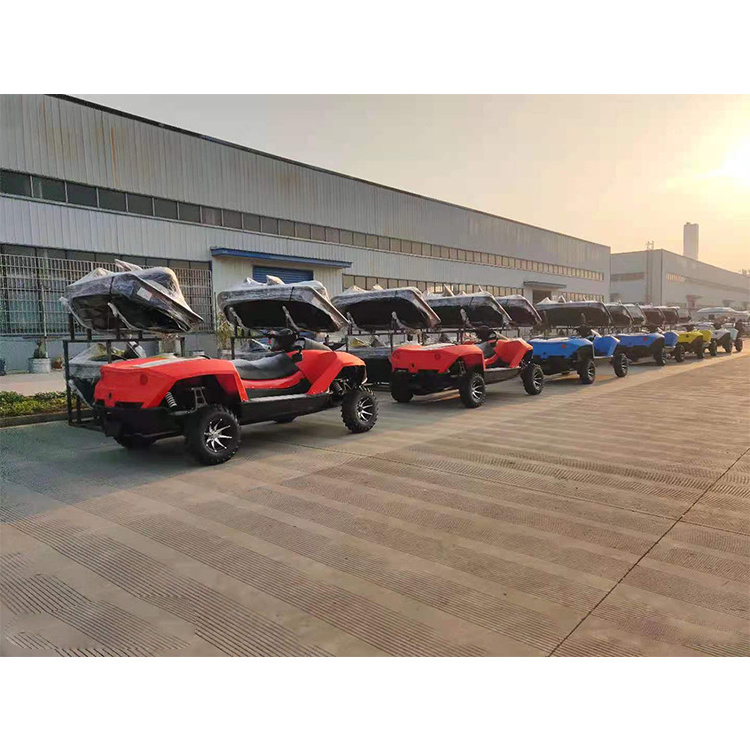 2022 Wholesale Newly 4 Wheel Quad Bike Amphibious Vehicles Water Sport Durable Jet Ski Amphibious Atv