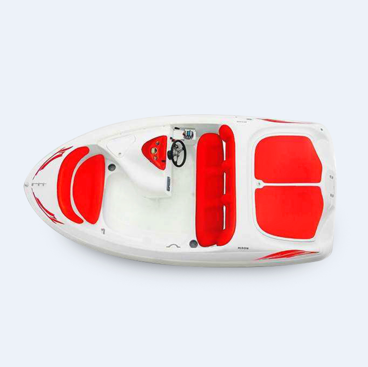 High quality fiberglass yacht motor boats small mini speed boat