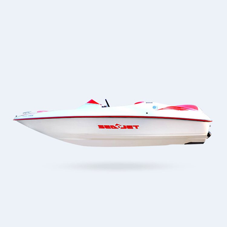 Surfing Motorcraft High Speed Boat Business And Leisure Fiberglass Small Yacht Speedboat