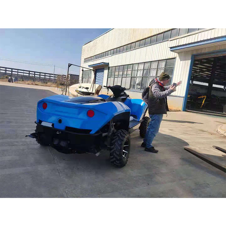 Made In China Hison Most Popular Amphibious Motorboat 1400cc  Amphibious Atv Quadski 4 Stroke Amphibious Boat