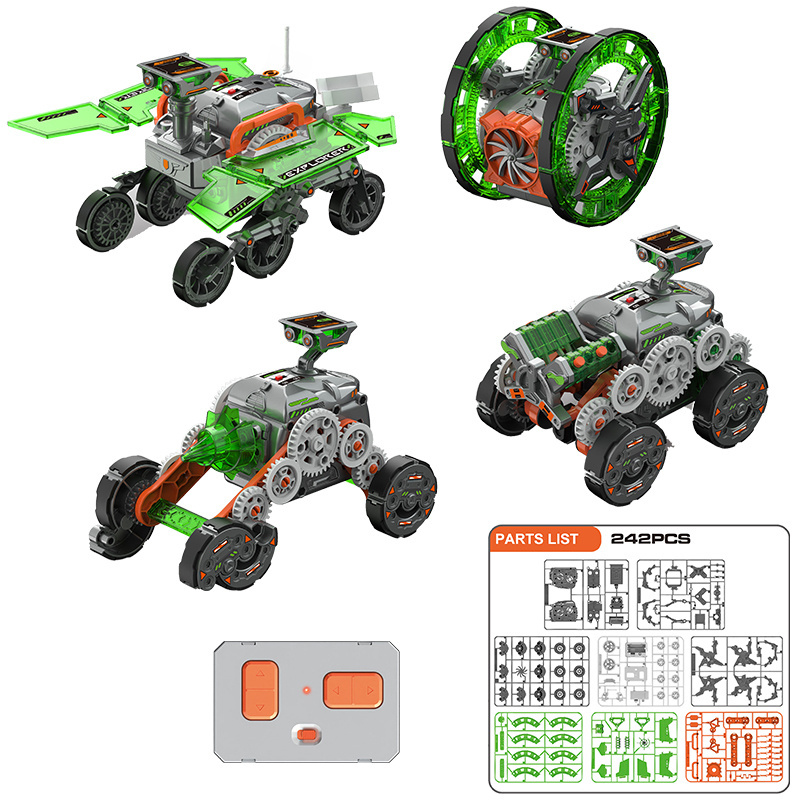 Electric Programming Robot Brick Toys Kids Montessori Educational RC Cars Toys Remote Control Robots Toy For Boys Adults Gift