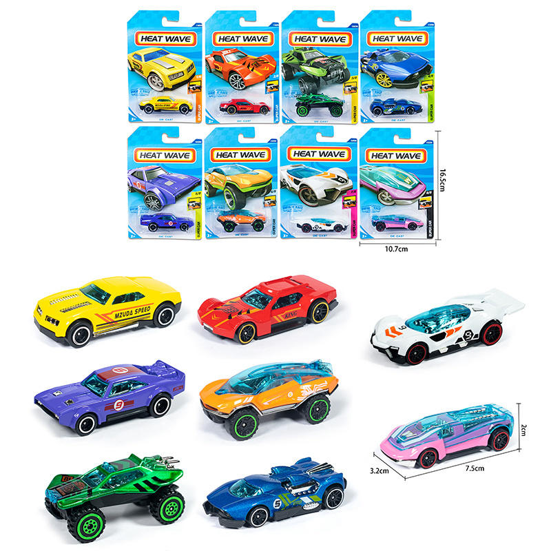 Wholesale 1/64 Wheels Diecast mini alloy Car Toys Hot Free Wheel Children's Alloy Toy Model Kit Car For Kids