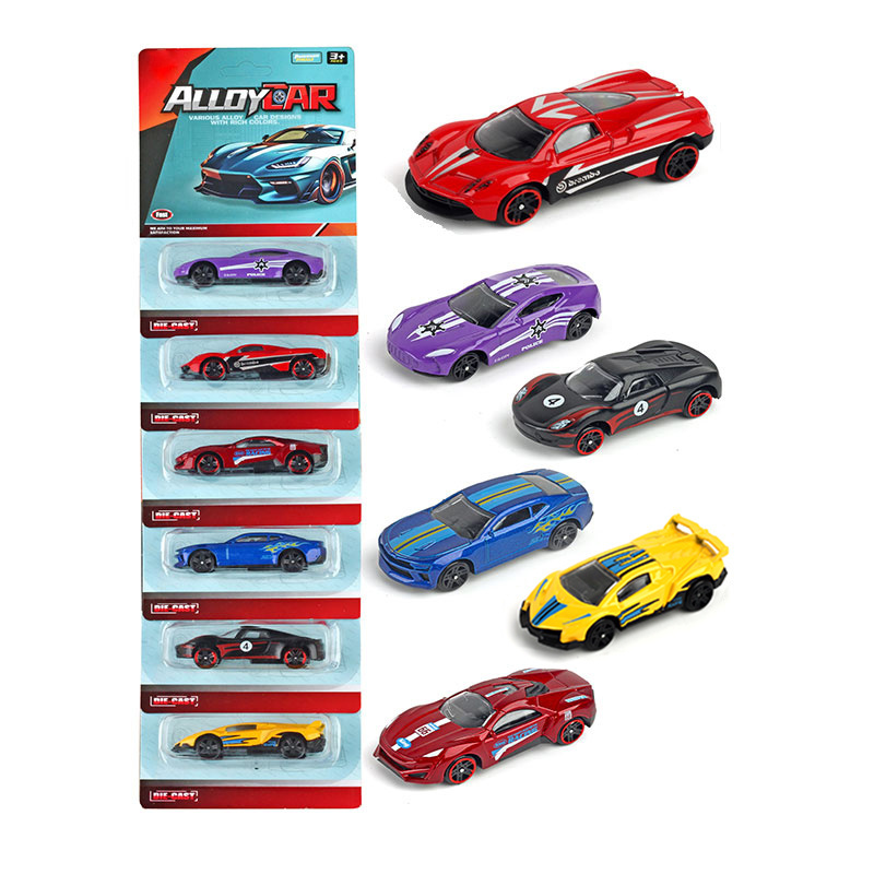 Hot Selling Mini Alloy Racing Car Model Wheel 1:64 Small Die Cast Vehicles Toys For Toddler Boy Girl Gift