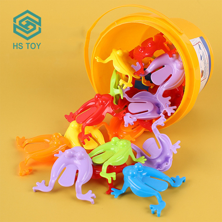 HS Toy Party Favors Finger Action Training Bouncing Jumping Frogs Popular Kids Toys Under 1 Dollar For Little Gifts