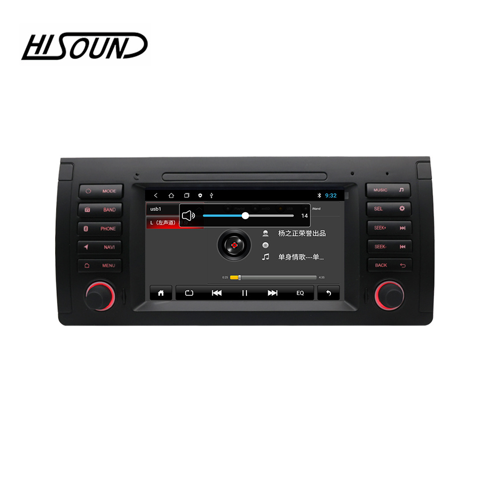 2Din Android 10 system Autoradio with BT mirror link GPS WIFI FM car stereo for BMW E39