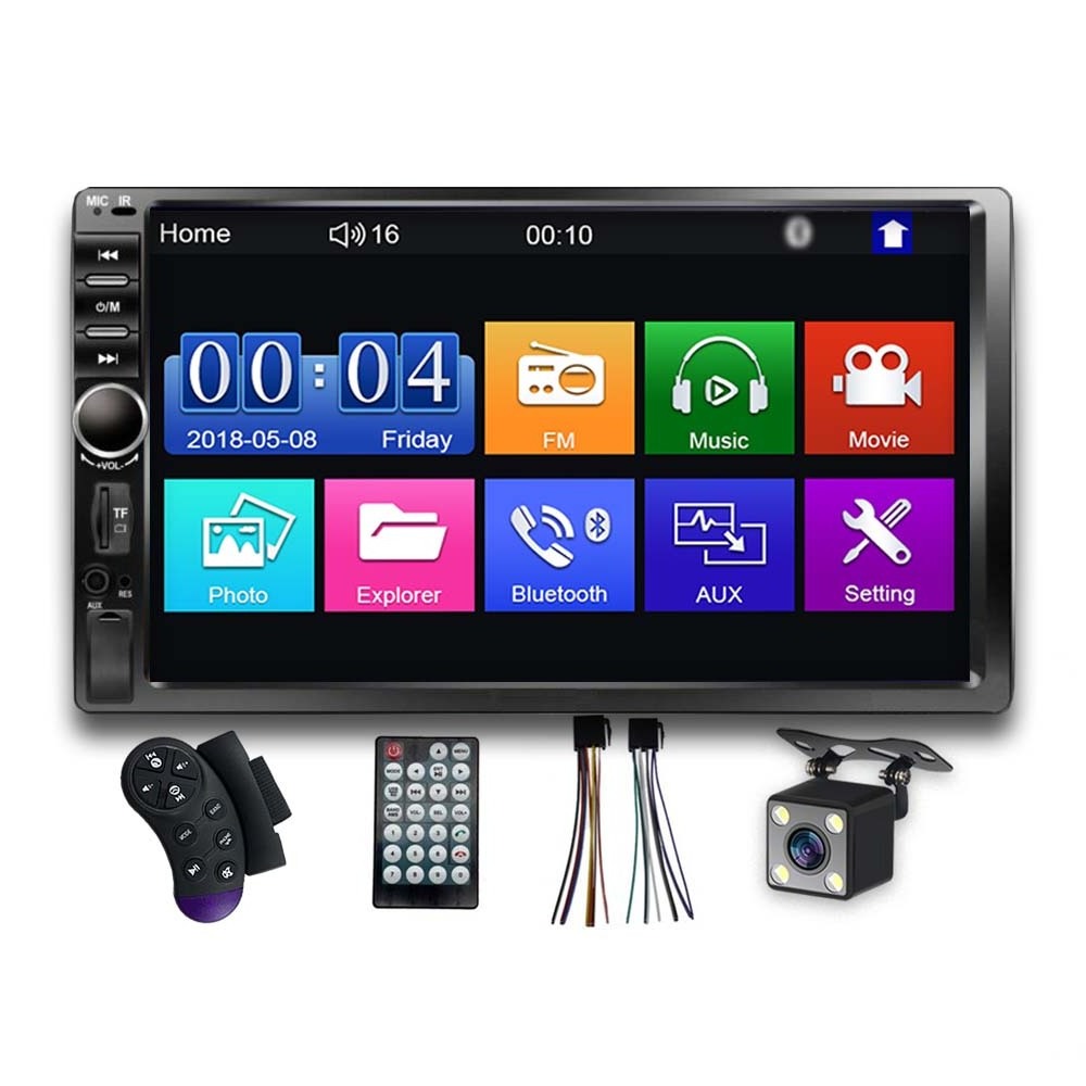 Wholesale Universal 7018b car radio mp5 car dvd player BT mp5 car player