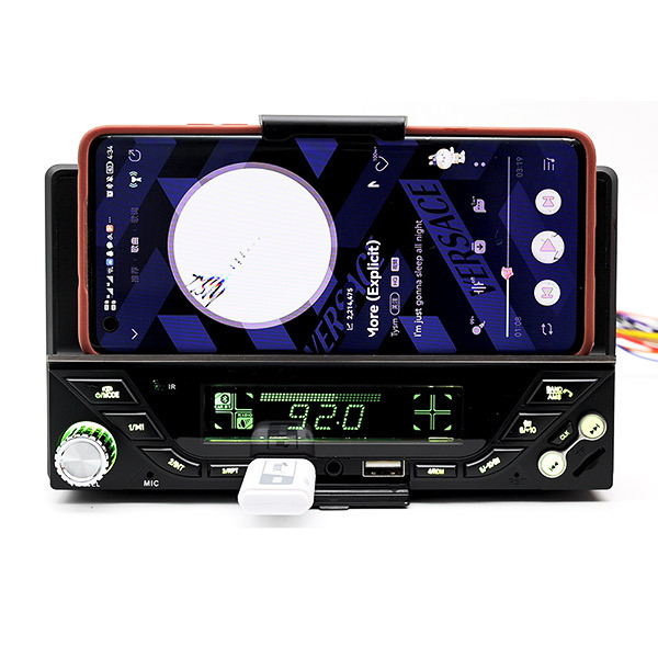 OEM 4 channel 7388 ic usb car audio mp3 usb player kit bt With mobile phone holder  car mp3 player