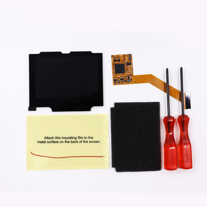 Hot IPS LCD set with pre-cut housing for Gameboy GBA SP IPS LCD V2 Backlight Screen with shell case For Nintendo Console