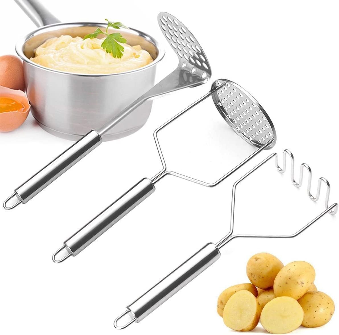 Wholesale Stainless Steel Mashed Potatoes Masher Home Mashers Baby Complementary Food Pressure Mashed Potatoes Kitchen Tools