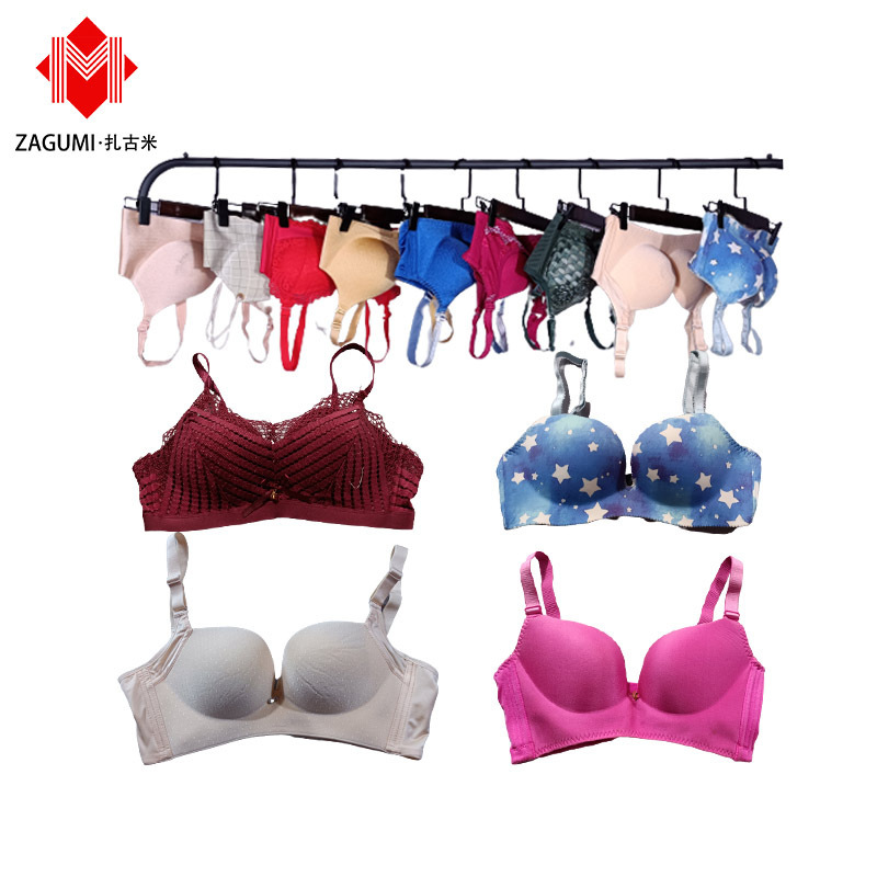 ZAGUMI High Quantity Ladies Fashion Summer Used Clothing Women Bras for Sale Second Hand Clothes Bales 45 Kilograms Adults