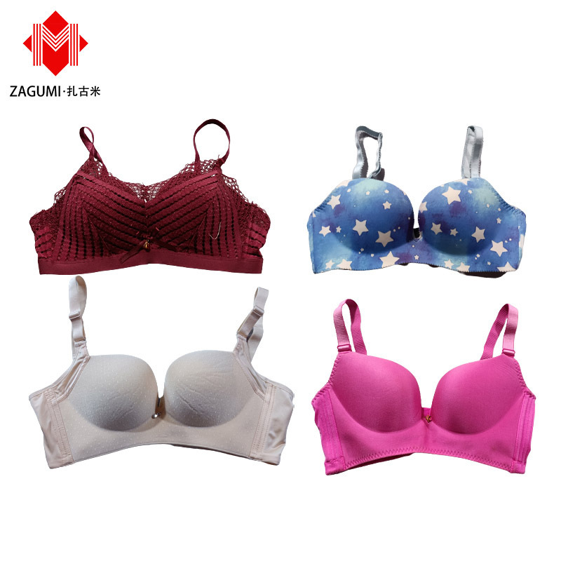 ZAGUMI High Quantity Ladies Fashion Summer Used Clothing Women Bras for Sale Second Hand Clothes Bales 45 Kilograms Adults