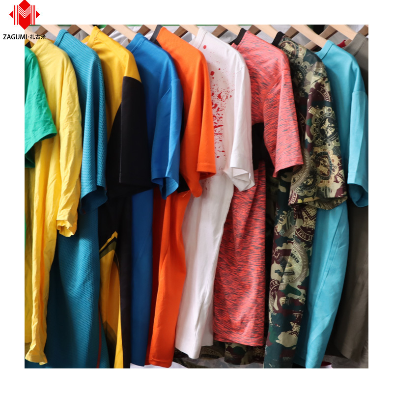 Bundles Wholesale Top Quality Canada Us Bales Used Clothes Old Clothes Second Hand Bulk Used Clothes For Men T-Shirt Branded