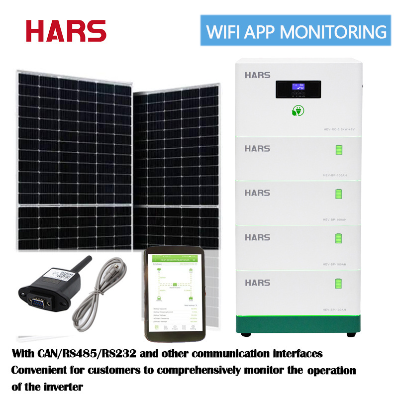 HARS   48V 5KW Off Grid Solar System Complete Solar System off grid solar power system