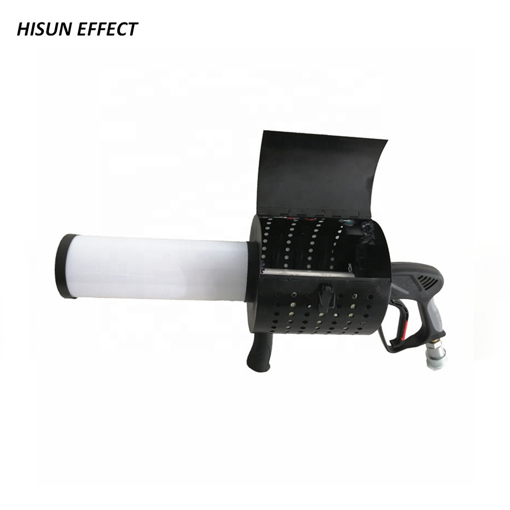 Hisun Stage effect Manufacture confetti gun confetti machine shot gun led co2 jet with advantage price