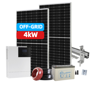 Off Grid Type 4kw Home Use Solar Power System 4kw Solar System With Battery Off Grid 4kw Home Solar System Kit